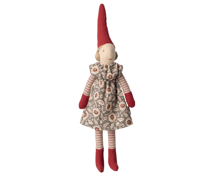 Maileg Pixy, Size 1 Girl - Winter Mint Dress