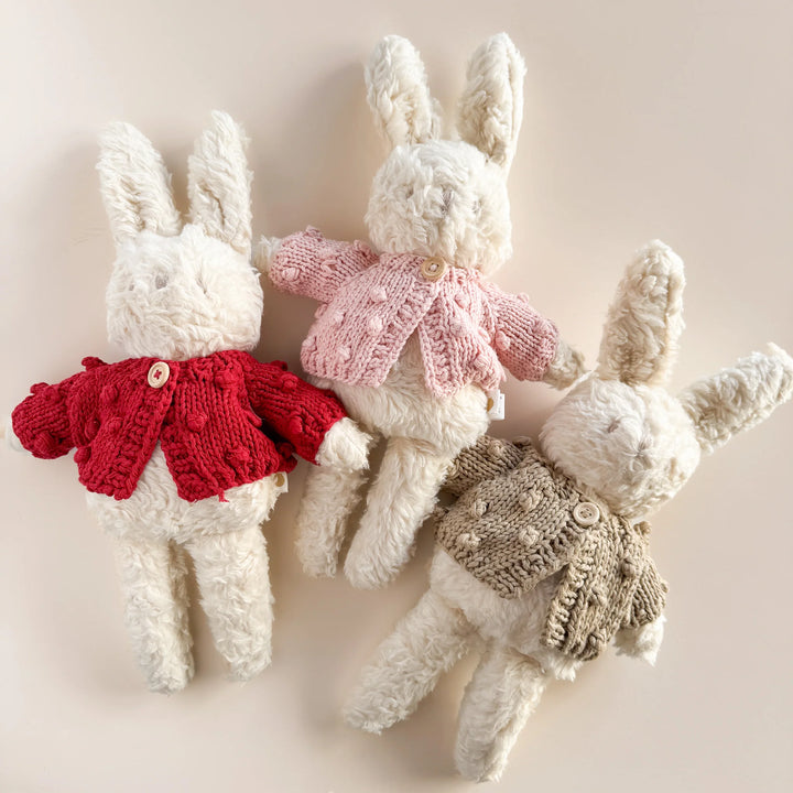 Plush Toy Clothing, Blush Popcorn Cardigan