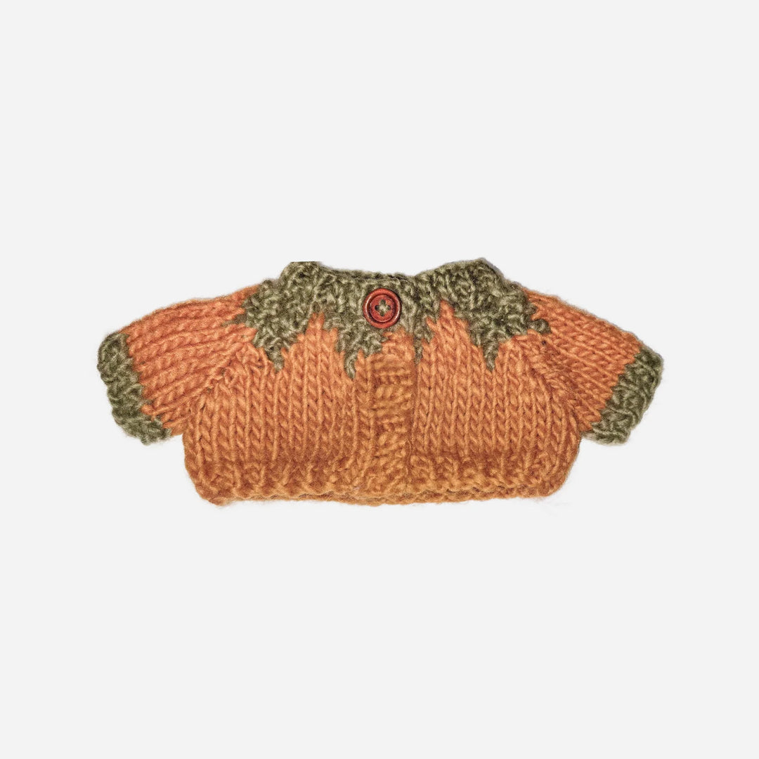 Plush Toy Clothing, Pumpkin Cardigan