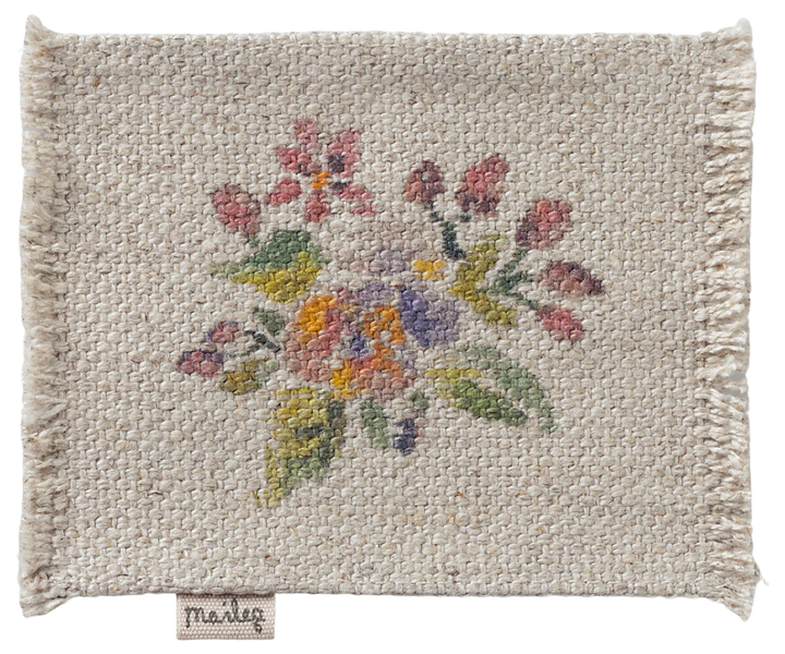 Maileg Rug with Flowers - Small