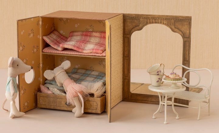 Maileg Ballet Mice in Dance Studio - Little Sister and Brother