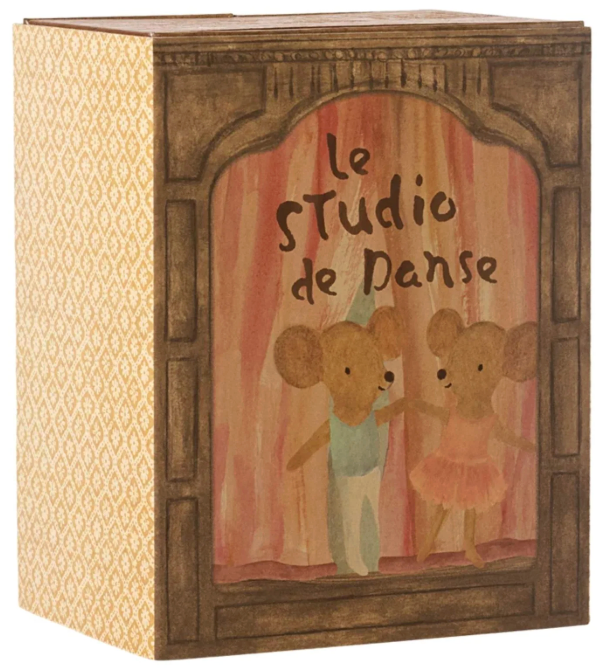 Maileg Ballet Mice in Dance Studio - Little Sister and Brother