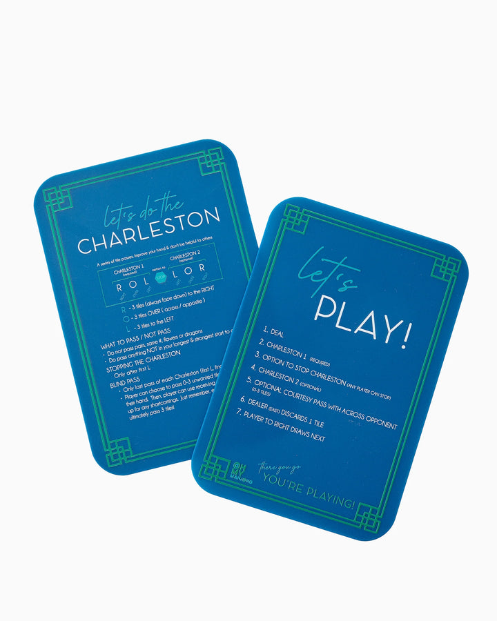 Blue Mahjong Tile Shufflers
