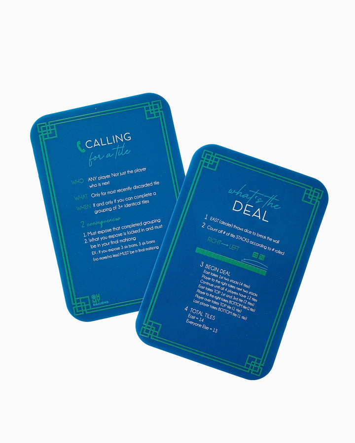 Blue Mahjong Tile Shufflers