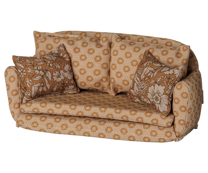 *Preorder* Maileg Sofa Bed, Mouse, Large - Ocher (estimated arrival early October)
