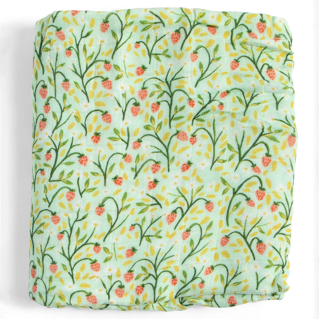 Strawberry Meadow Baby Swaddle
