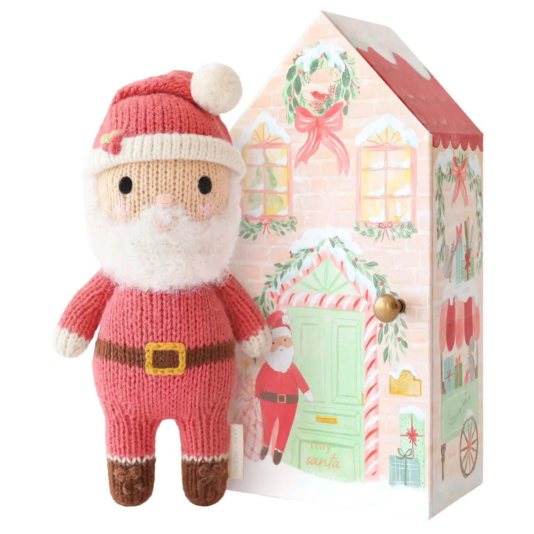Tiny Santa by Cuddle+Kind: Handmade Dolls