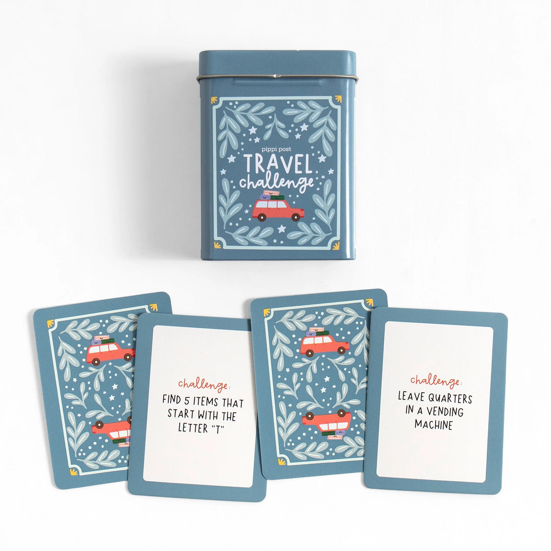Travel Challenge Cards in Tin