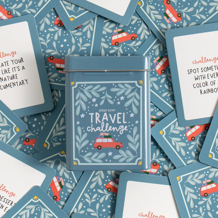 Travel Challenge Cards in Tin