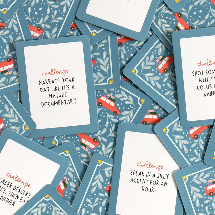 Travel Challenge Cards in Tin