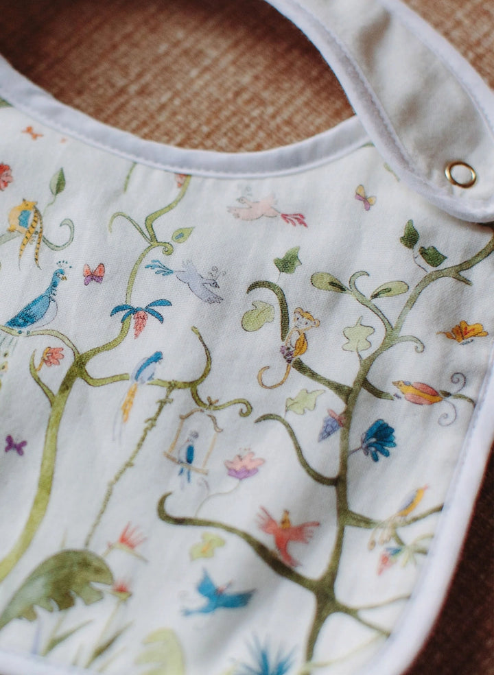 Baby Bib - Tropical Chinosiserie
