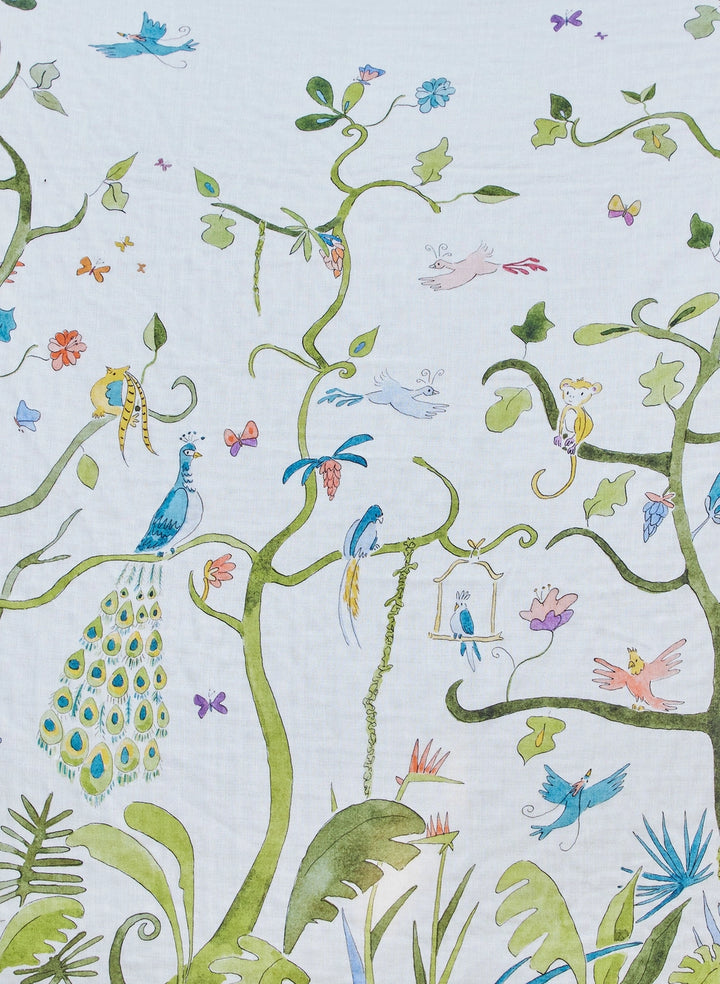 Shawl Blanket - Tropical Chinoiserie