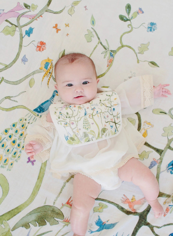 Shawl Blanket - Tropical Chinoiserie