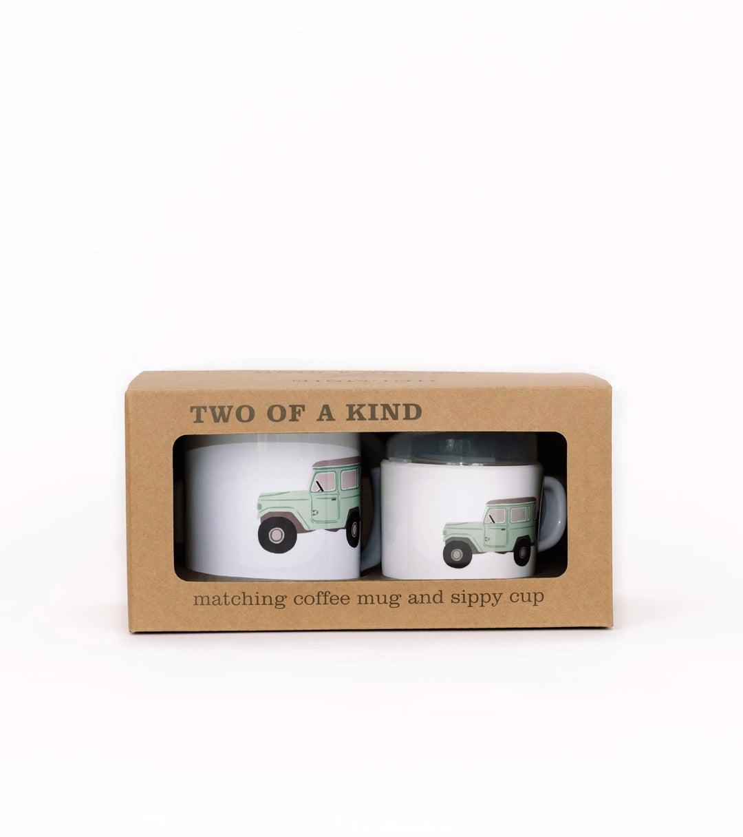 Two of a Kind Cup Set ~ Vintage Truck