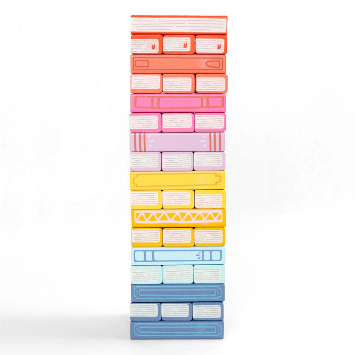 Tumbling Book Stack Game