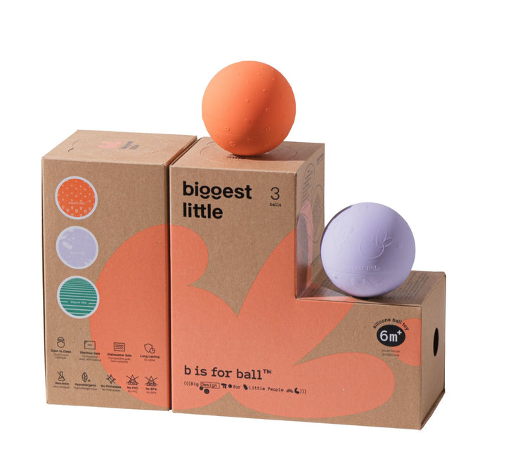 b is for ball® — Openable Silicone Ball Set (3-pack)