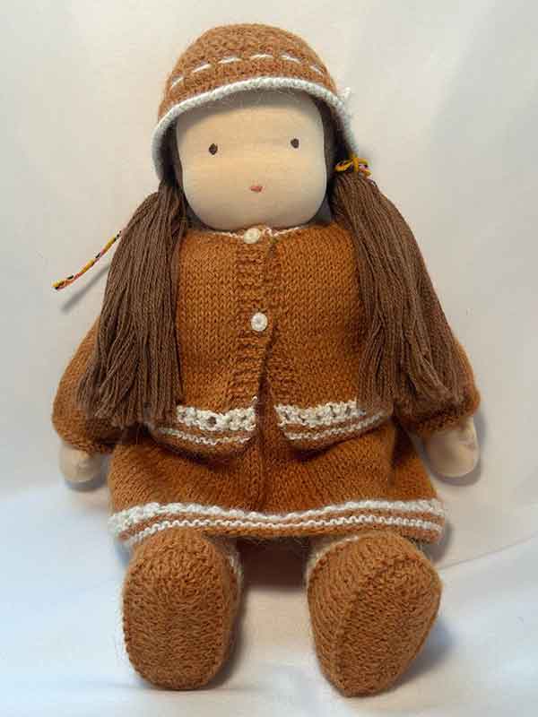 Peruvian Waldorf Doll - 15" Village Girl Doll