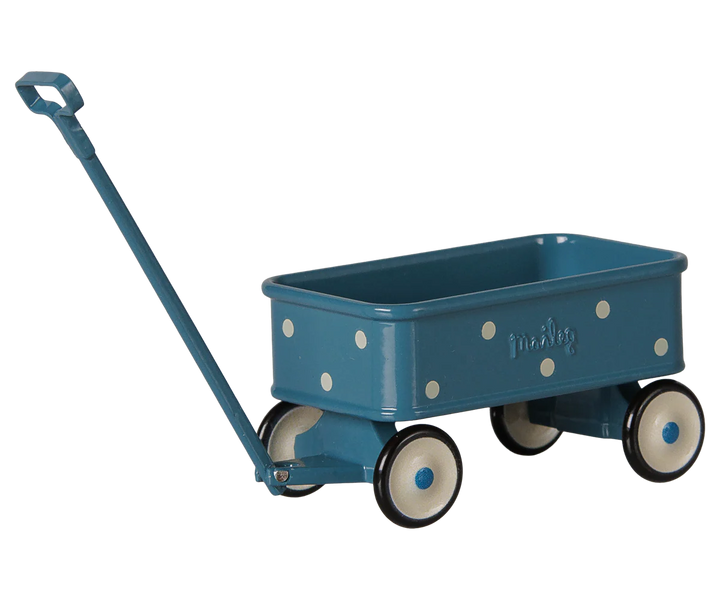 *Preorder* Maileg Wagon, Mouse - Blue (estimated arrival mid September)