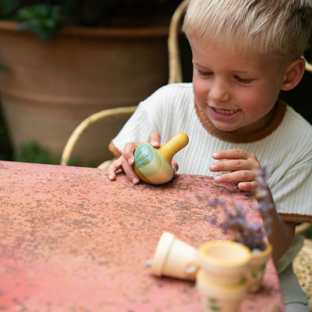 Flowing Yellow Bird Rocking Toy