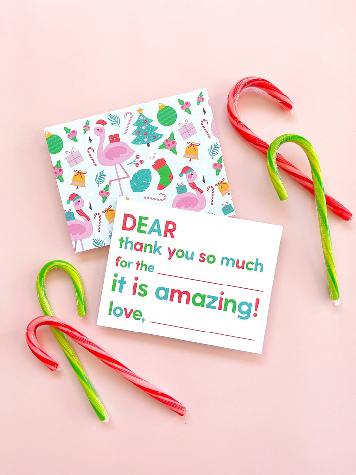 Kids Fill-in-the-blank Thank You Notes