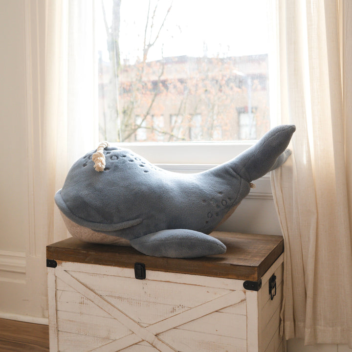 Whale Pouf (big!)