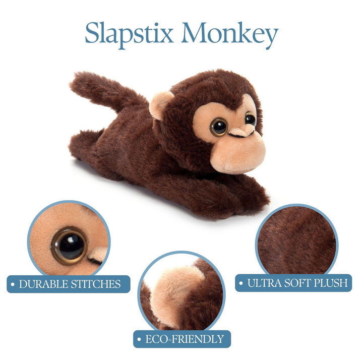 Slapstix Brown Monkey Plush Slap Bracelet