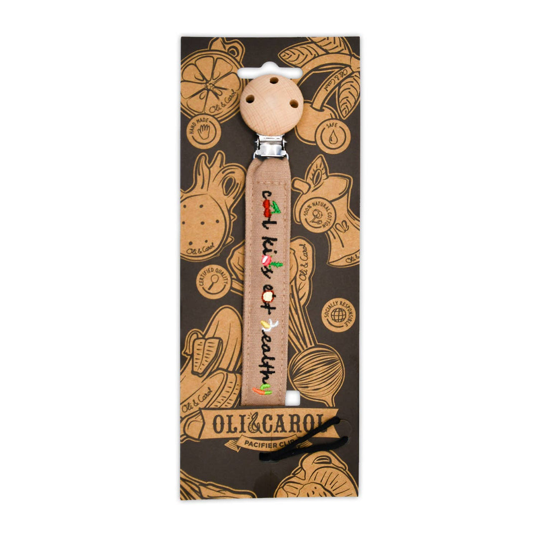 Oli & Carol Teether Holder – Natural Cotton