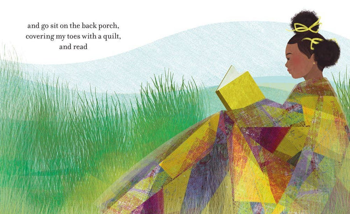 A Library by Nikki Giovanni, illustrated by Erin Robinson (Hardcover Picture Book)