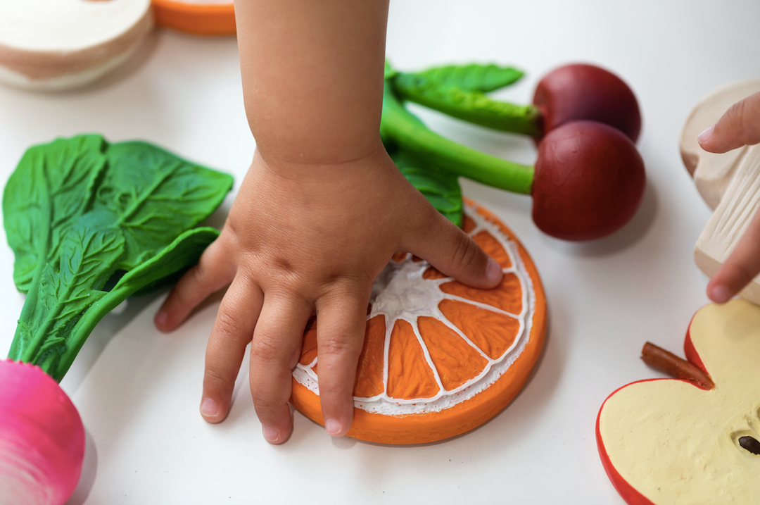 Clementino the Orange – Natural Rubber Teether & Bath Toy
