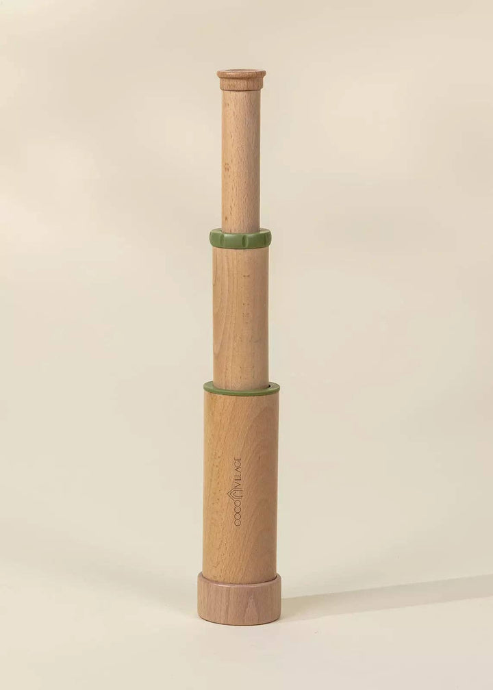 Wooden Handheld Telescope – 20x Zoom