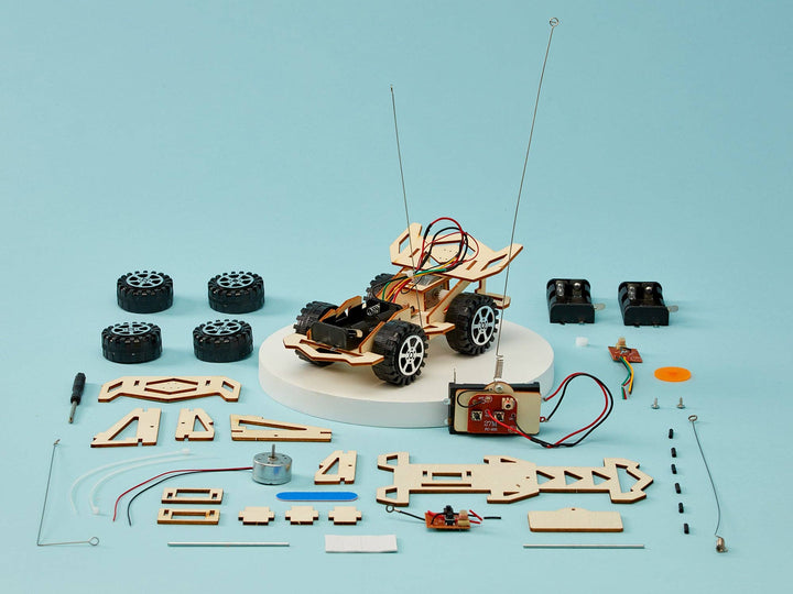 Radio-Controlled Car DIY Kit, Educational STEM Toy