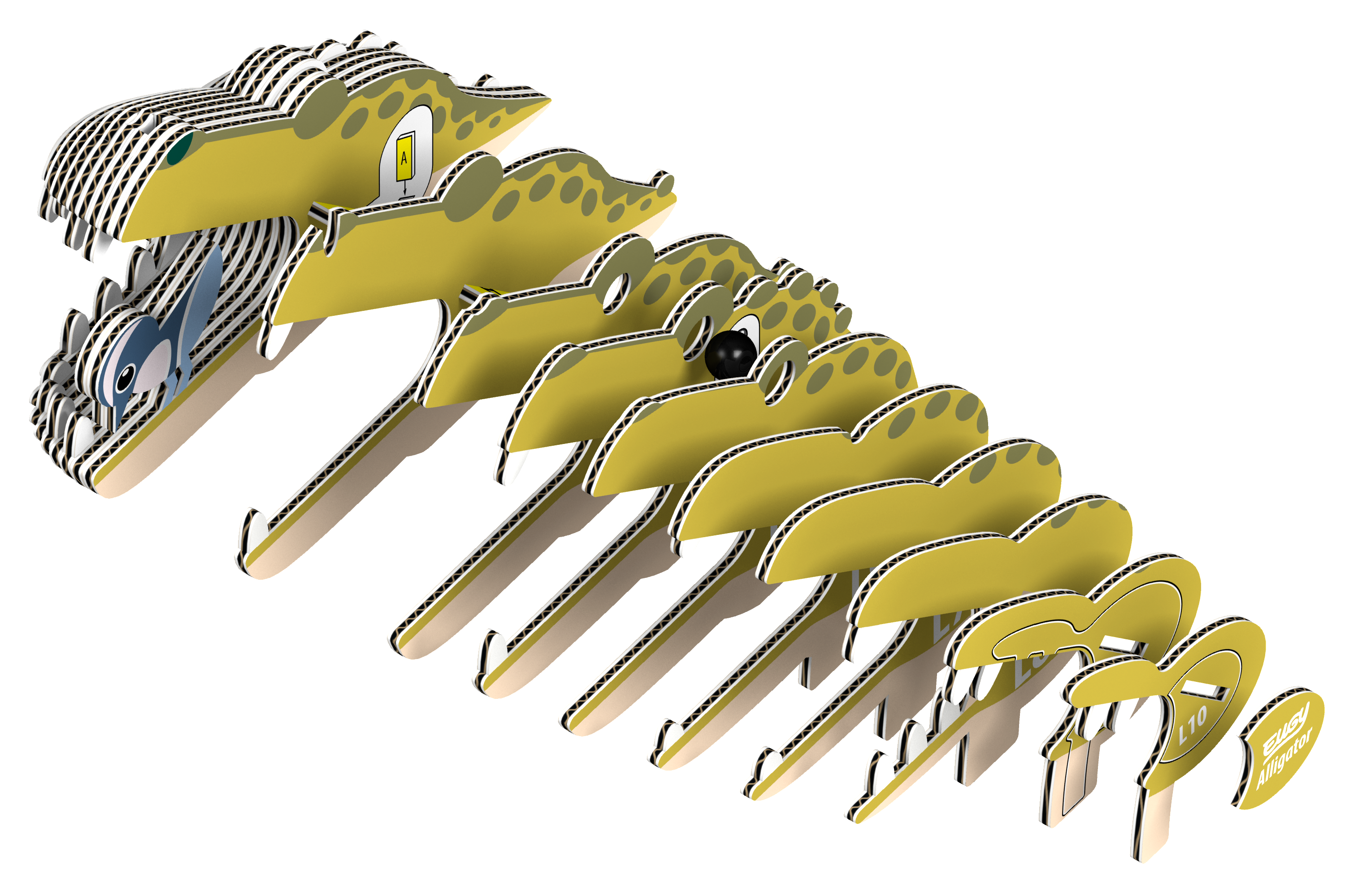 Alligator 3D Puzzle
