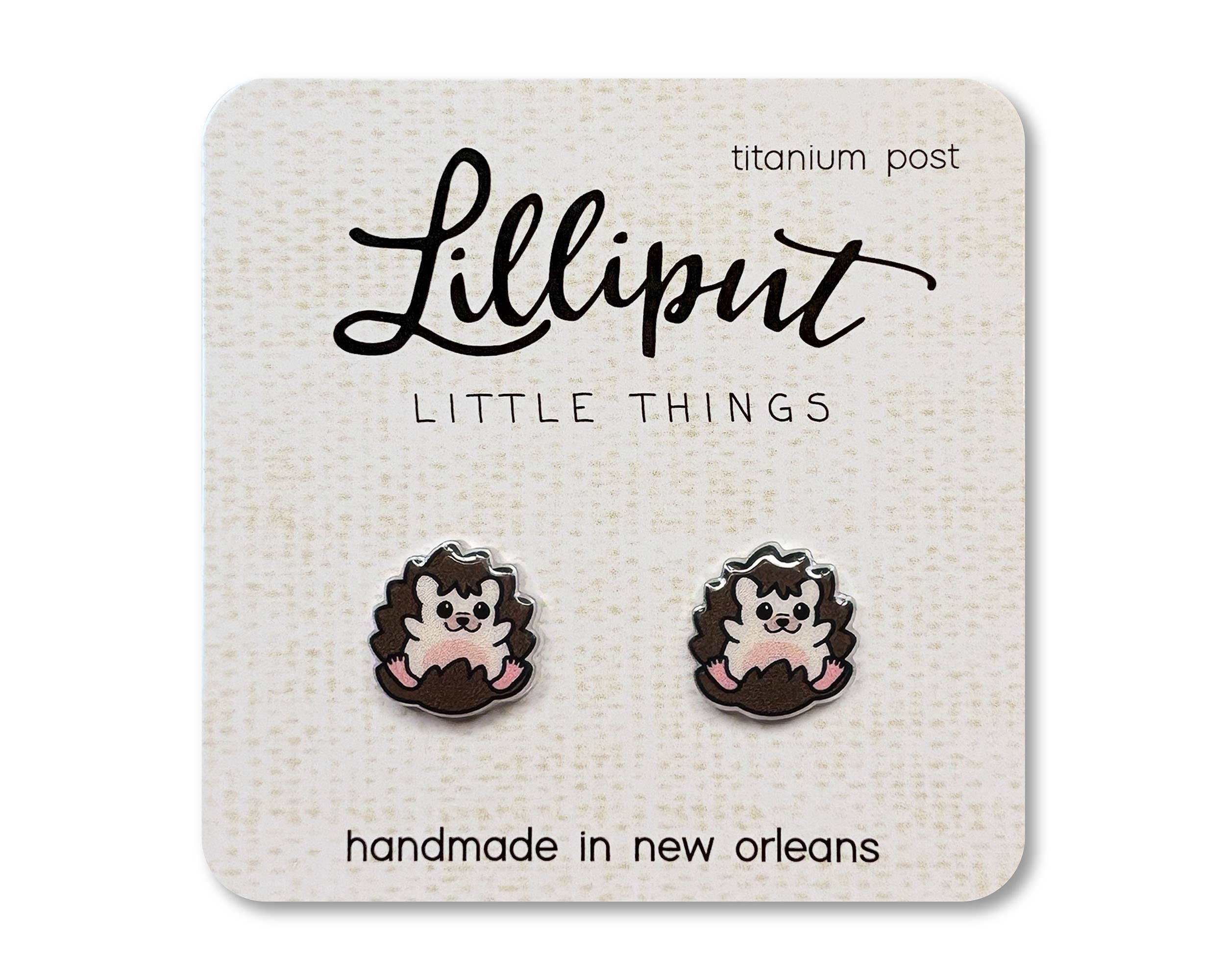 Hedgehog Earrings