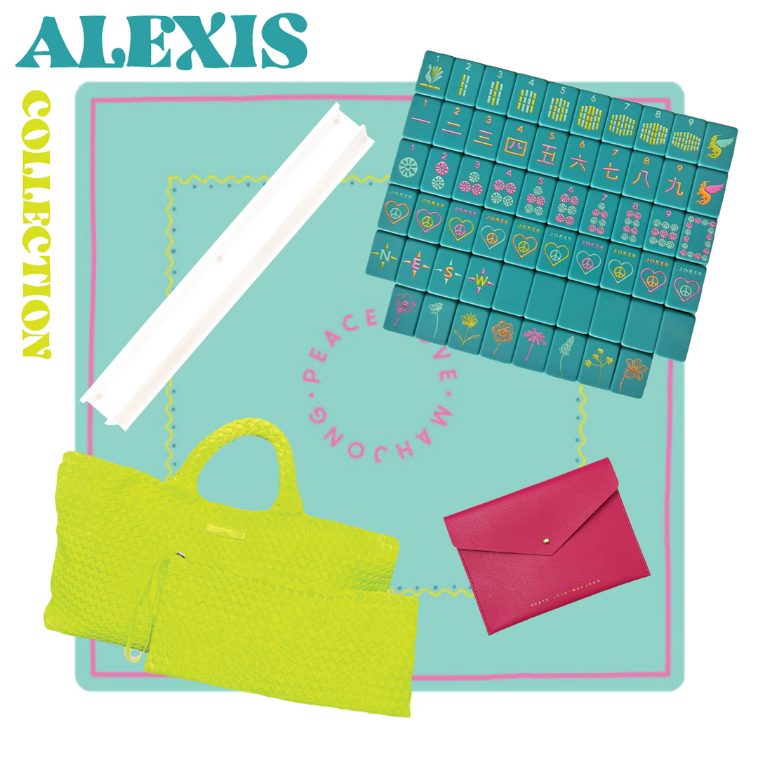 Mahjong Tiles - Totally Teal