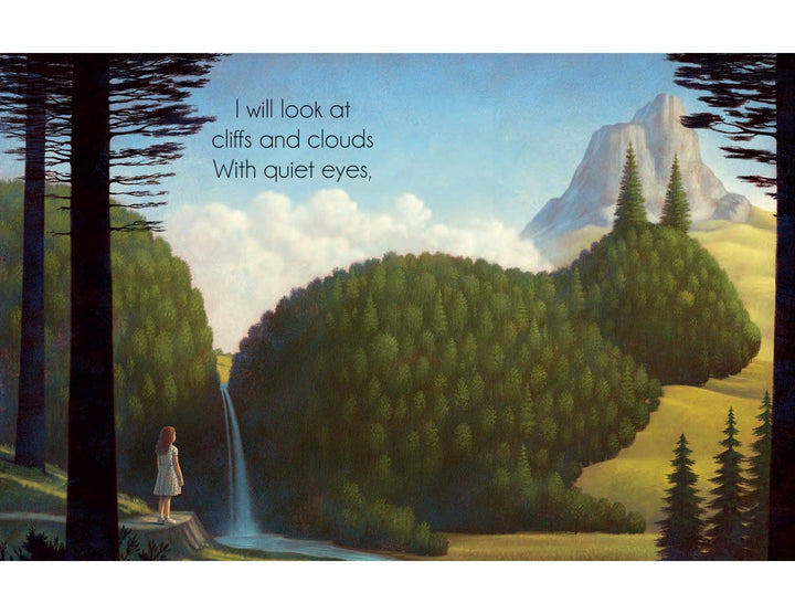 Afternoon on a Hill – by Edna St. Vincent Millay, illustrated by Renée Kurilla