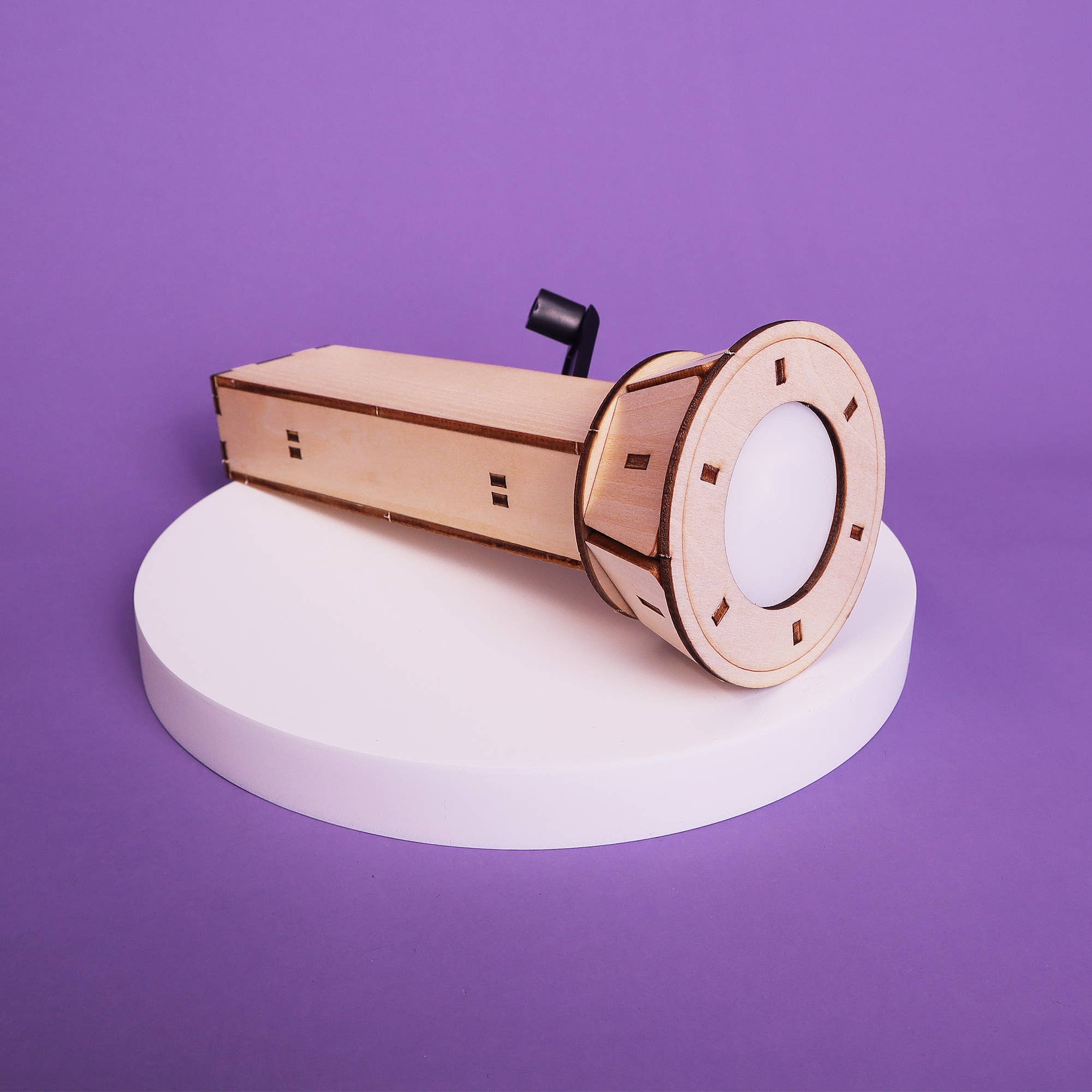 Hand-Crank Flashlight DIY Kit, Educational STEM Toy for Kids