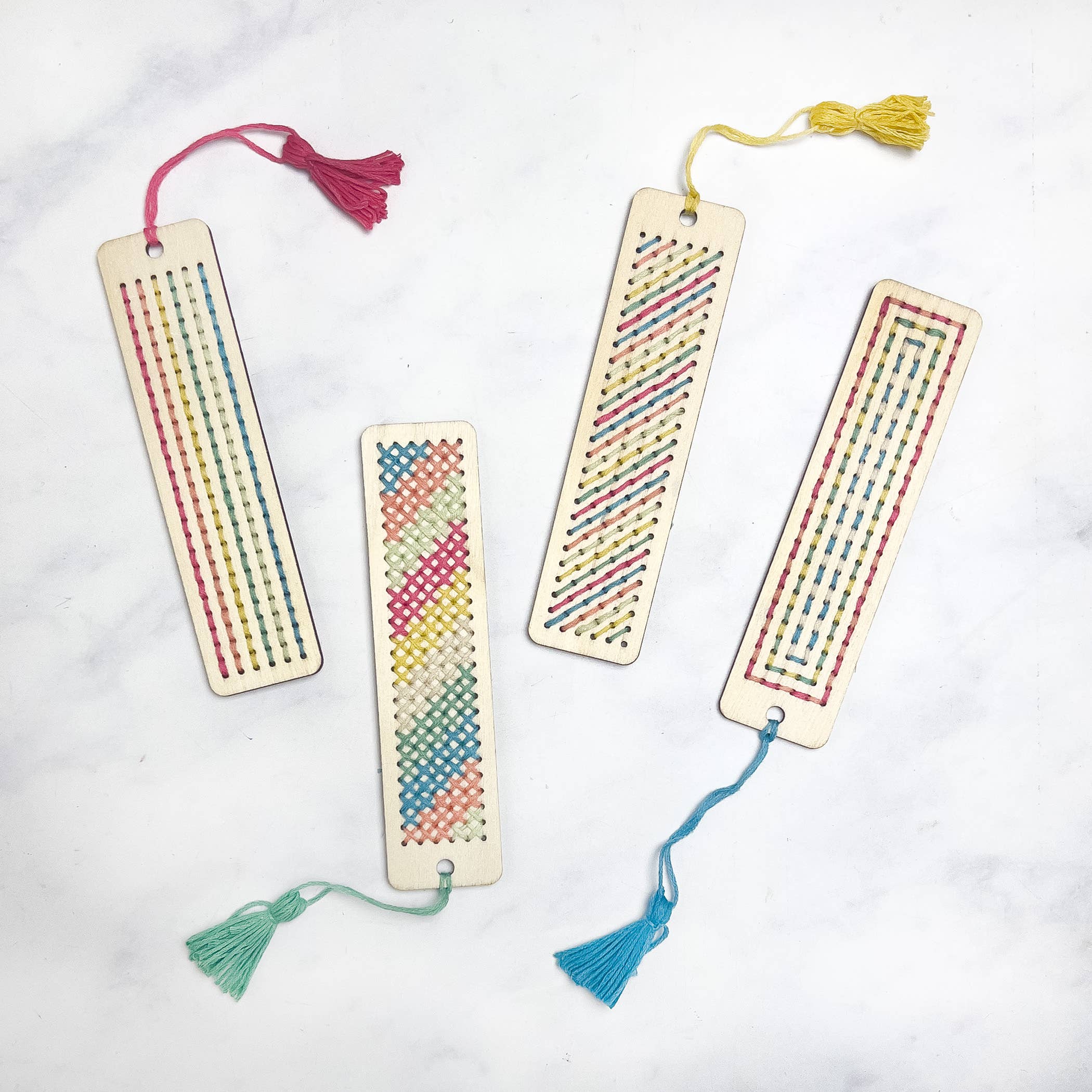 DIY Craft Kit - Kids: Make Your Own Stitched Tassel Bookmark