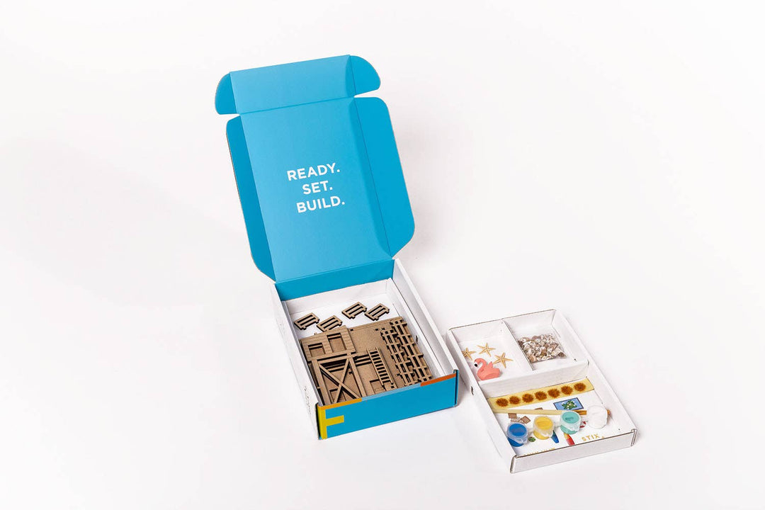 Mini Beach Hut – DIY Craft Kit