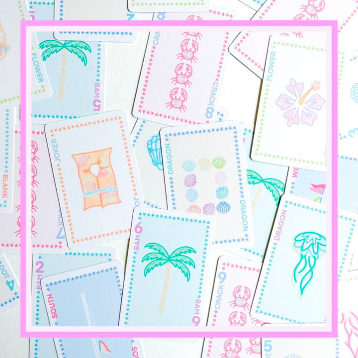 Beach Mahjong Playing Card Deck