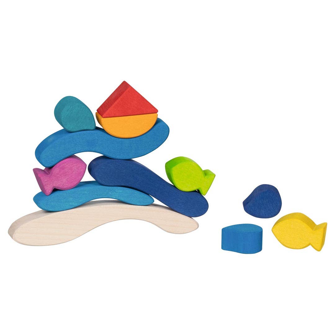 goki evolution Wooden Building Set – Water World