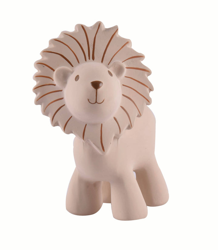 Lion Natural Organic Rubber Rattle, Teether &amp; Bath Toy