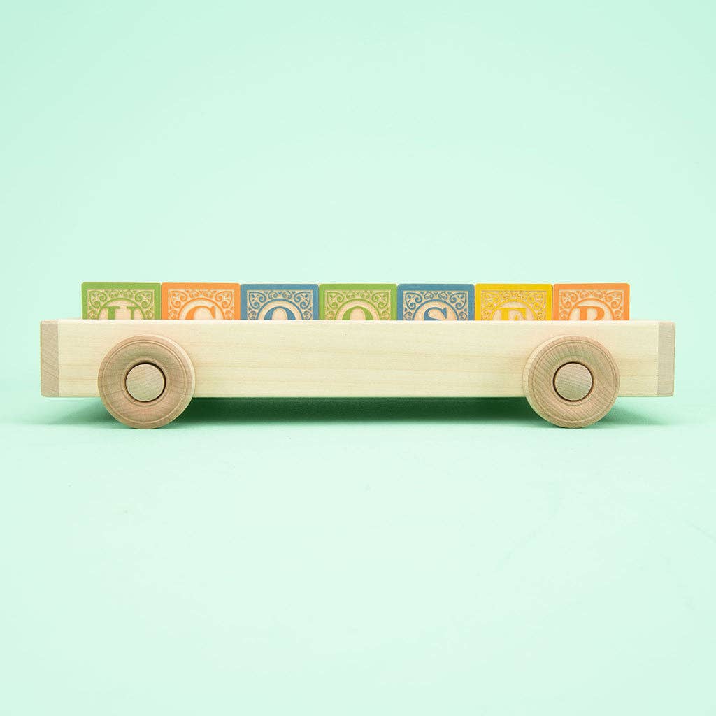 Uncle Goose – ABC Block Wagon Set