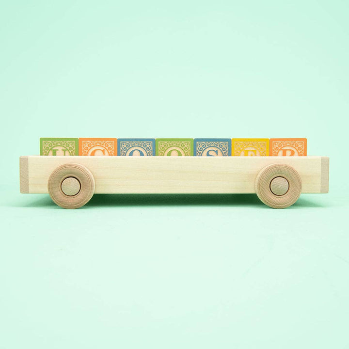 Uncle Goose – ABC Block Wagon Set