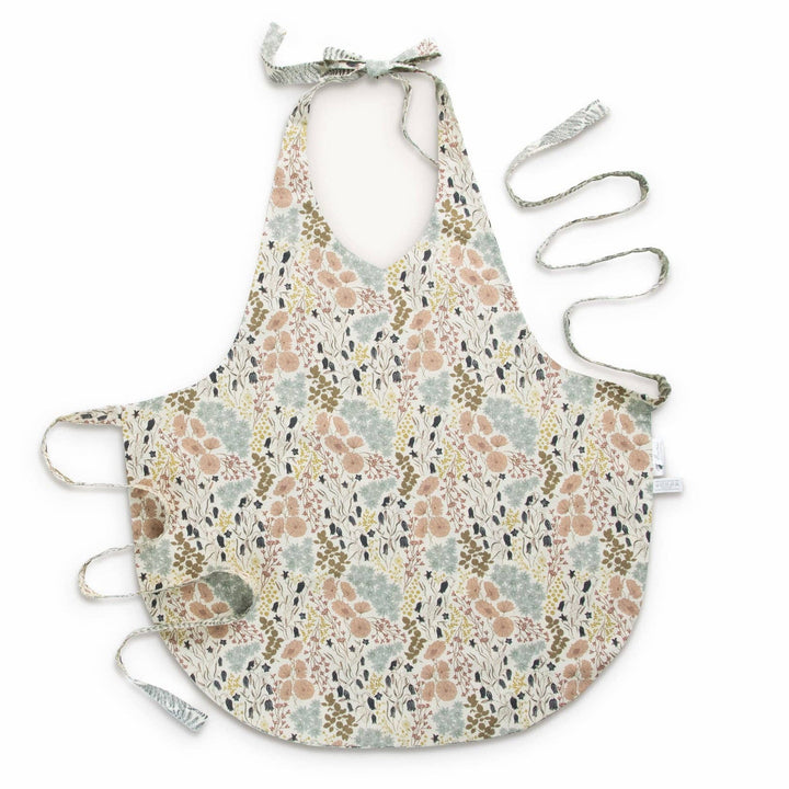 The Bonnie Apron | Reversible Fern &amp; Floral Full Apron