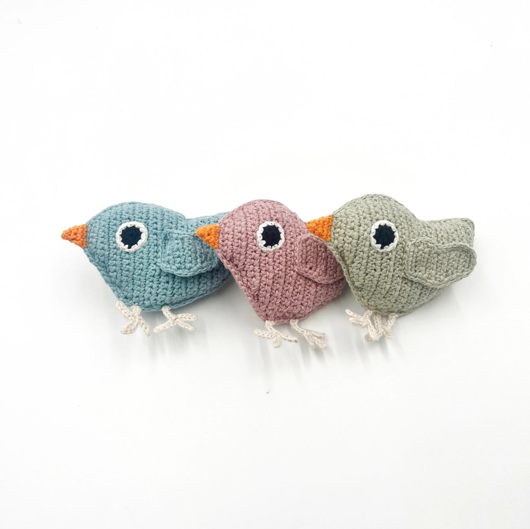 Plush Baby Bird Rattle