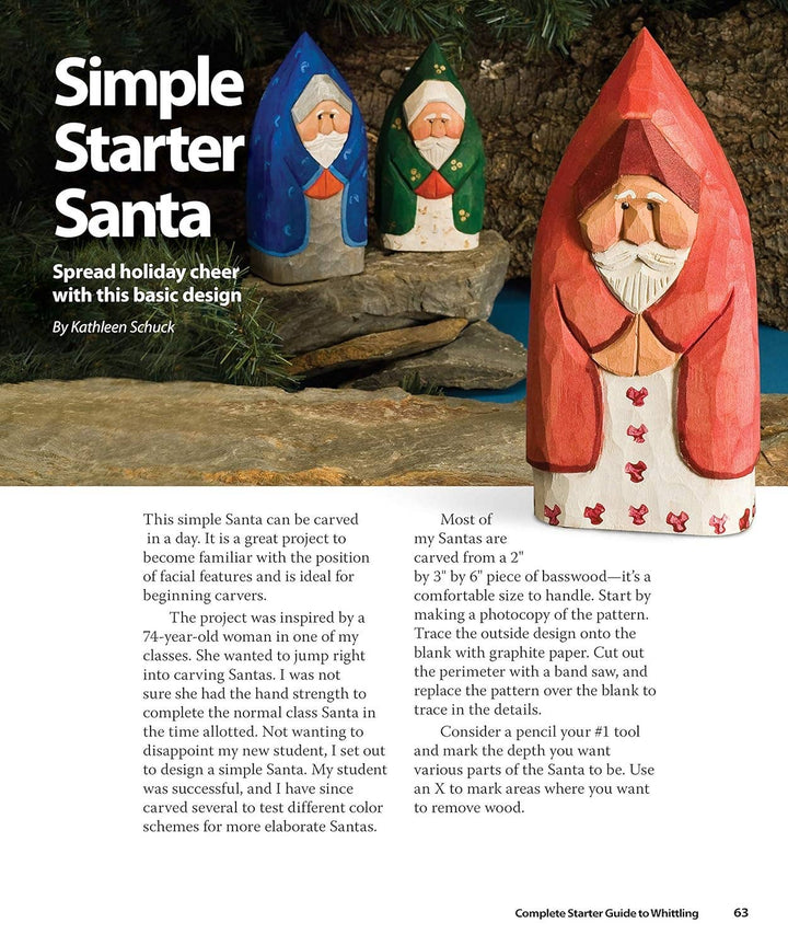 Complete Starter Guide to Whittling - 24 Easy Projects