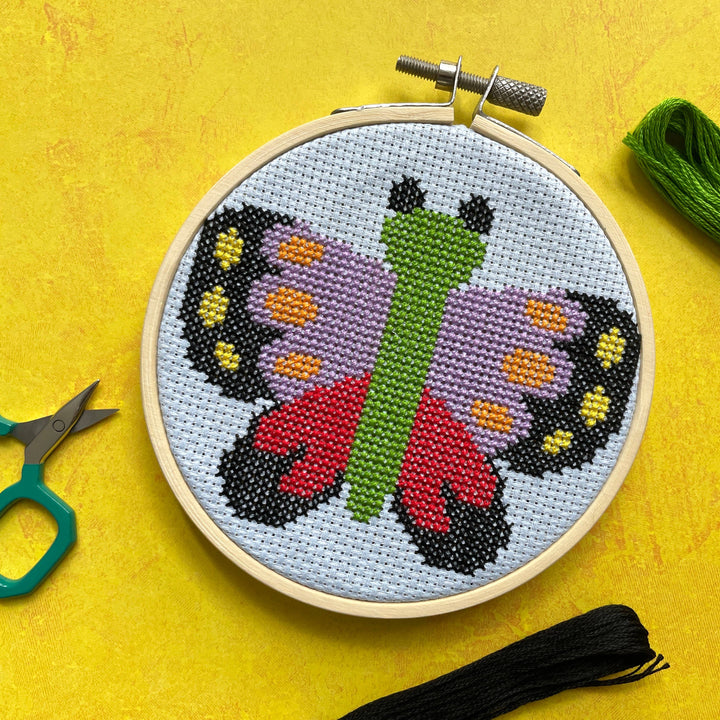 Butterfly by Mary Engelbreit Counted Cross Stitch DIY KIT