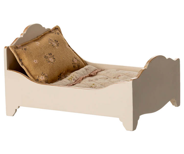 Maileg Bed, Mouse – Off White