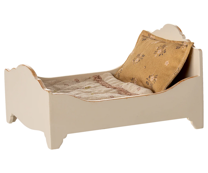 Maileg Bed, Mouse – Off White