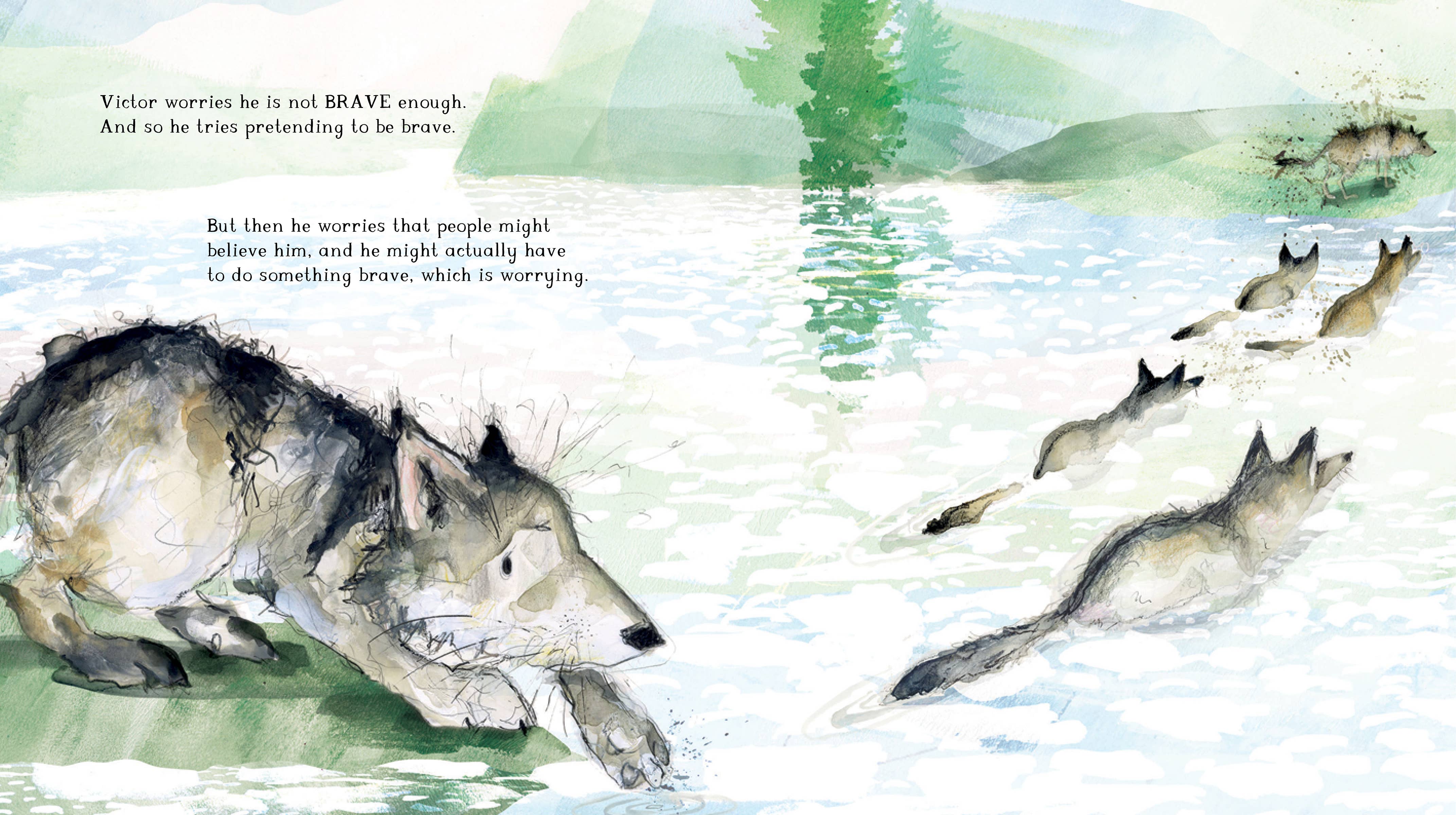 Victor, the Wolf with Worries by Catherine Rayner